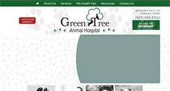 Desktop Screenshot of greentreevets.com